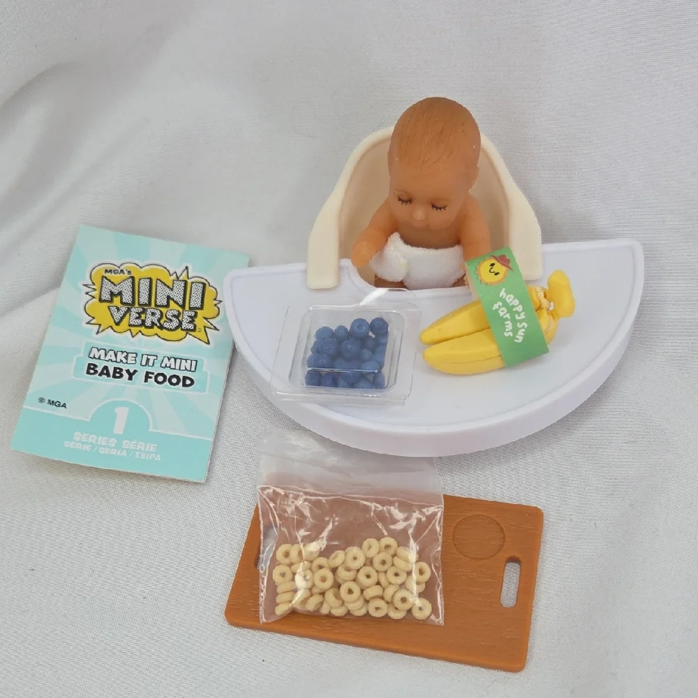 Miniverse Mini Baby Food Silicone Doll Series 1 (No Dishes)